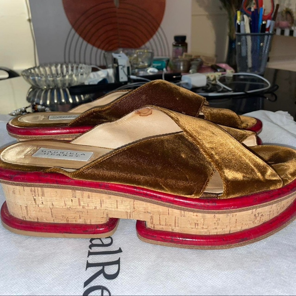 Gabriela Hearst platform/espadrille sandals Retails at $900+